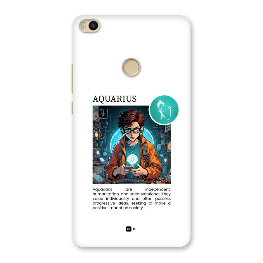 Admire Aquarius Back Case for Mi Max 2