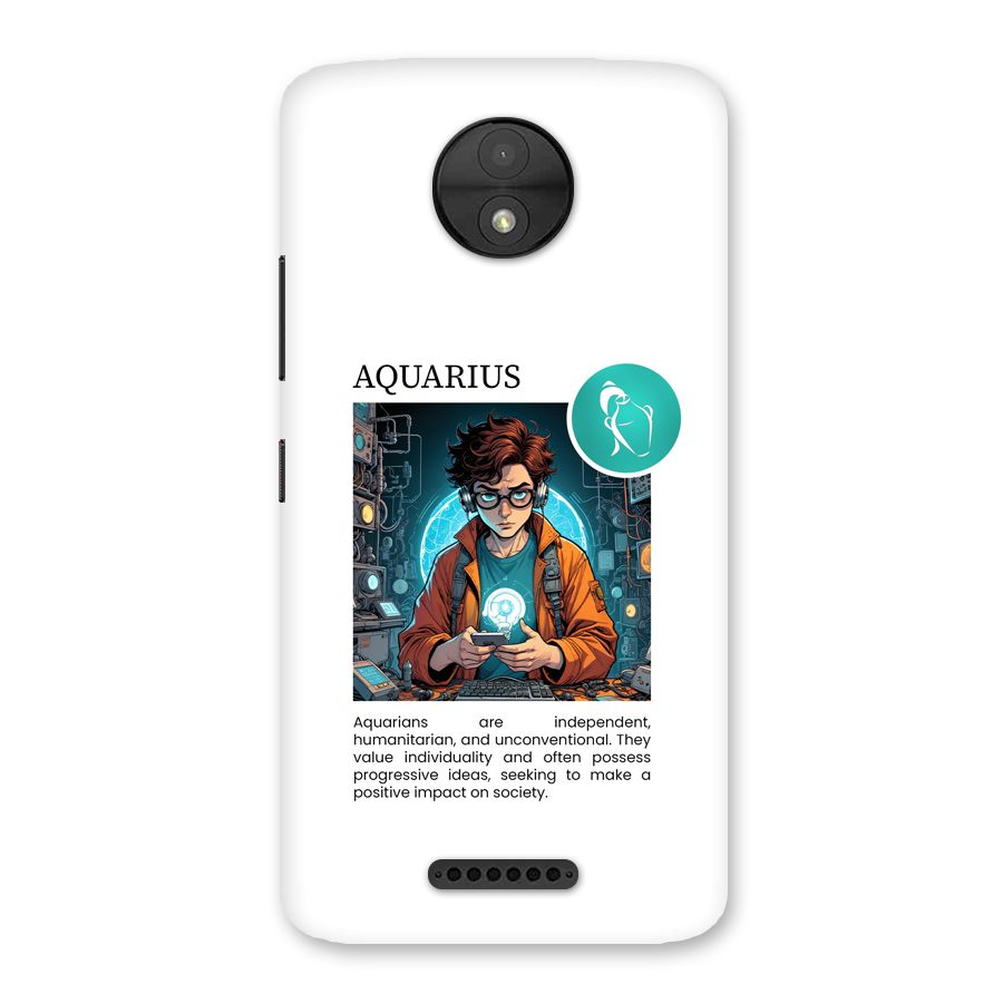 Admire Aquarius Back Case for Moto C