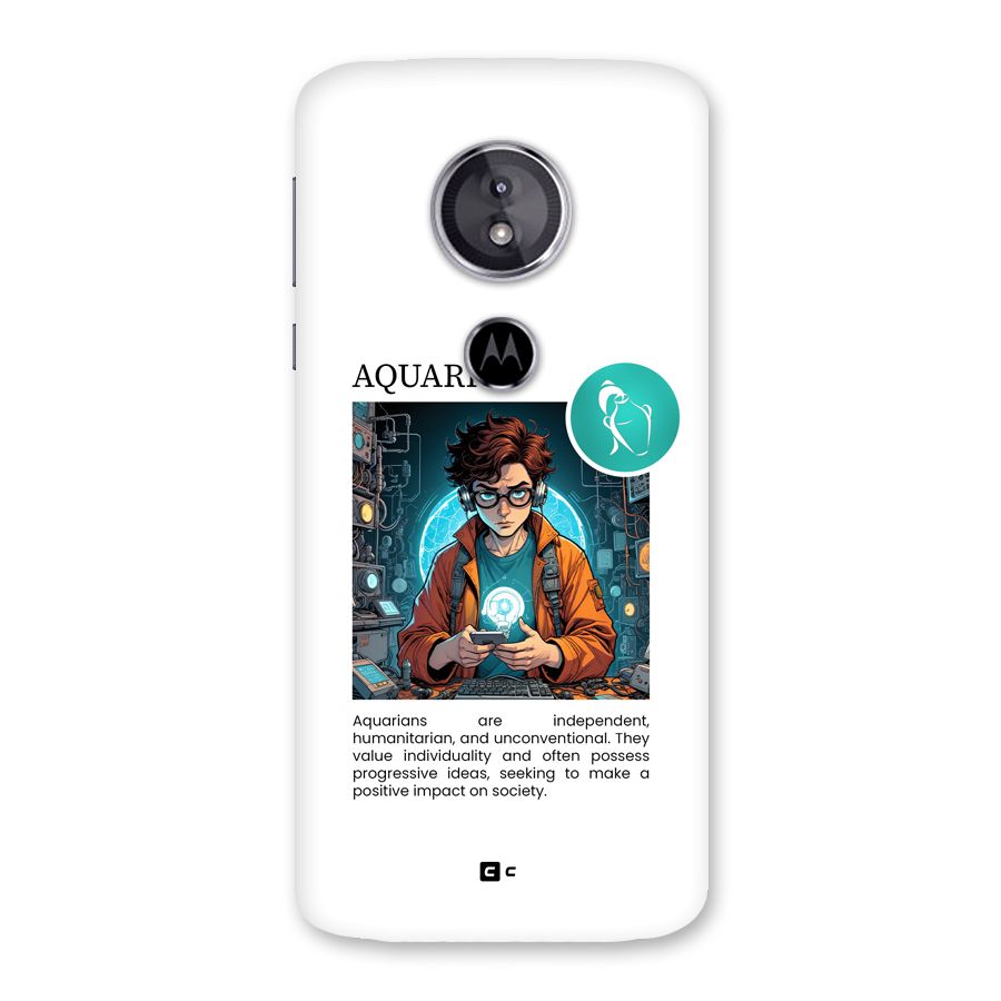 Admire Aquarius Back Case for Moto E5