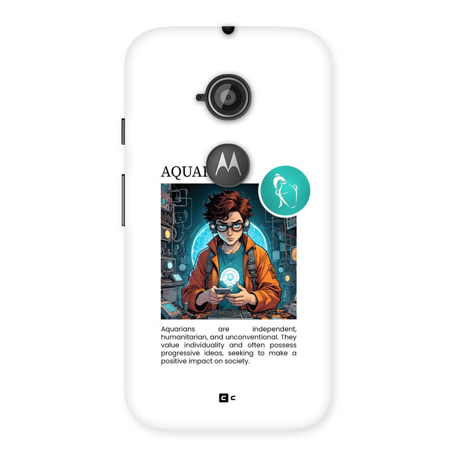 Admire Aquarius Back Case for Moto E 2nd Gen