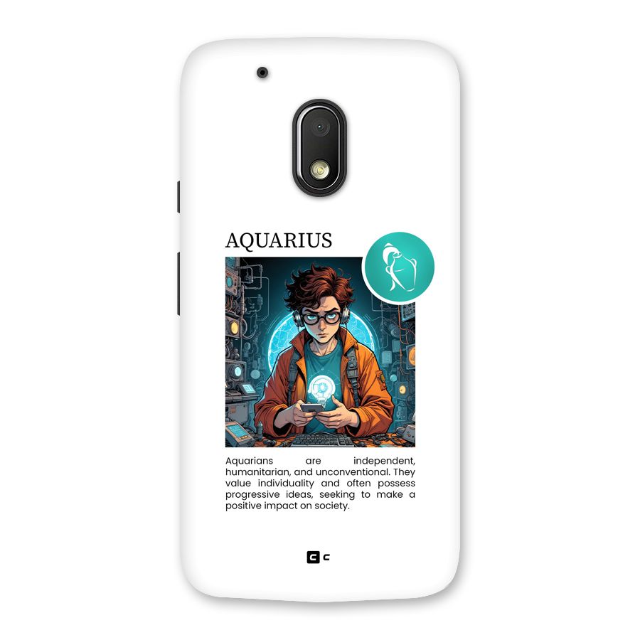 Admire Aquarius Back Case for Moto G4 Play