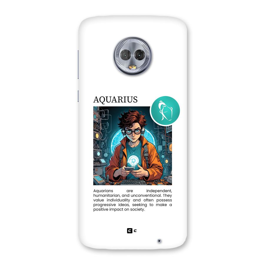 Admire Aquarius Back Case for Moto G6 Plus
