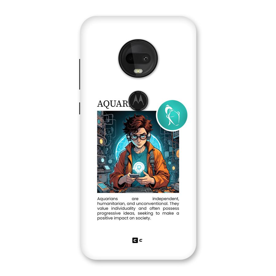 Admire Aquarius Back Case for Moto G7
