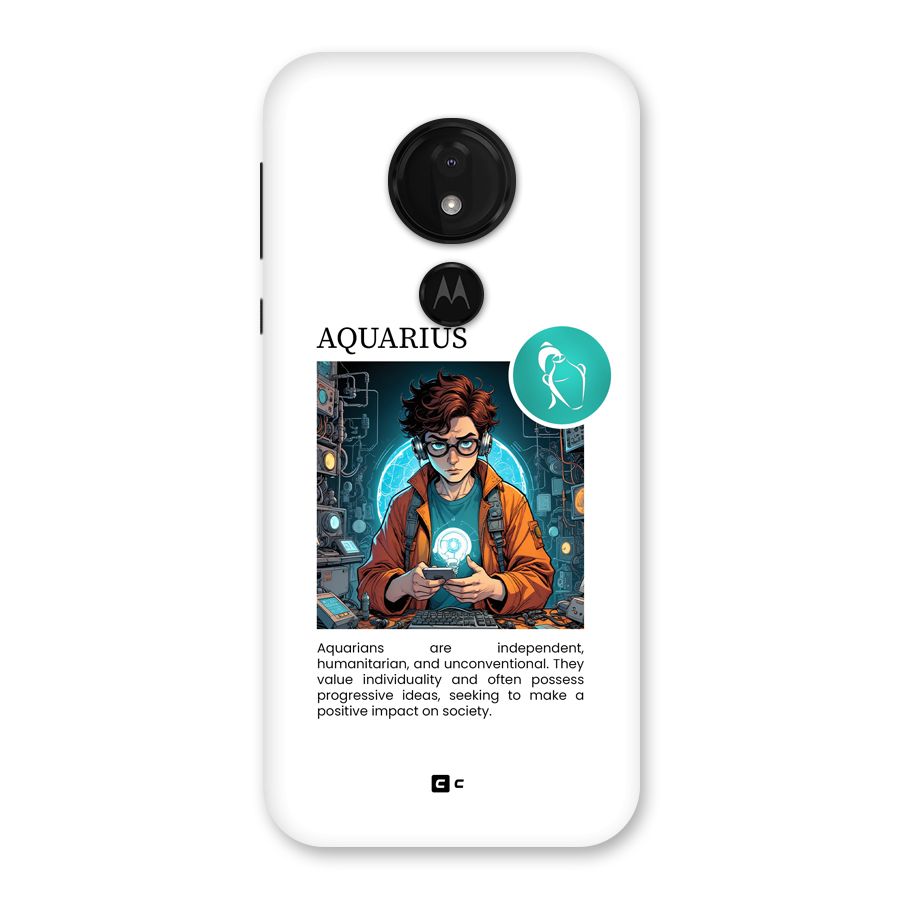 Admire Aquarius Back Case for Moto G7 Power