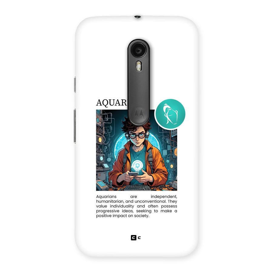 Admire Aquarius Back Case for Moto G Turbo