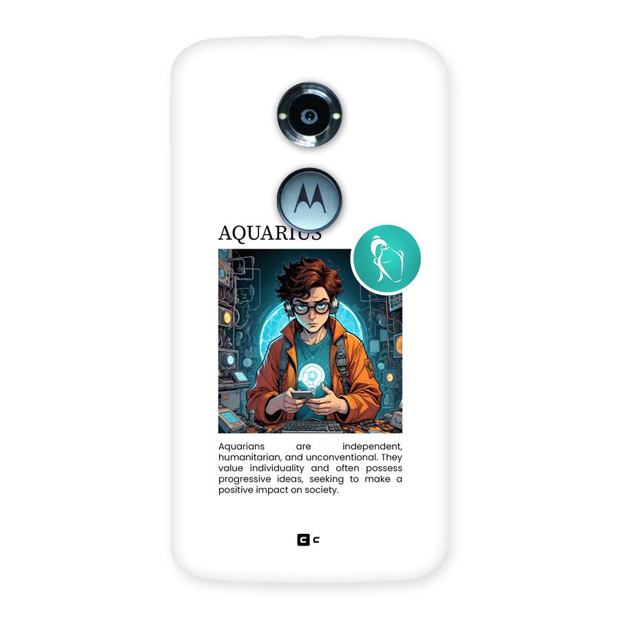 Admire Aquarius Back Case for Moto X2