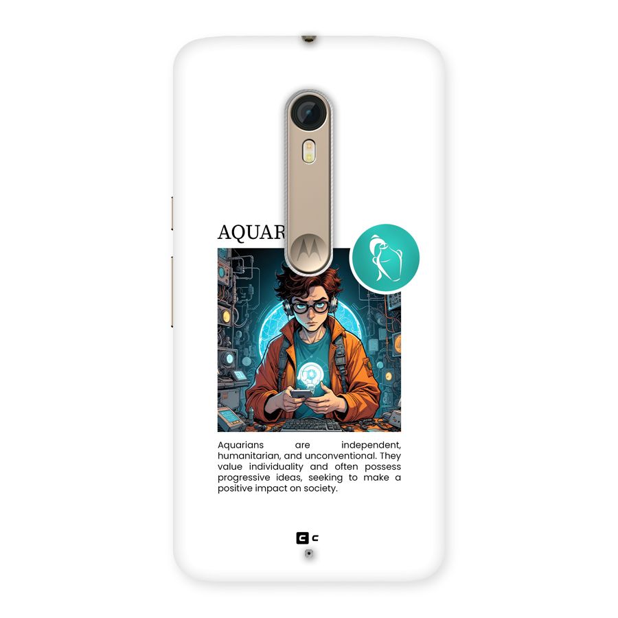 Admire Aquarius Back Case for Moto X Style