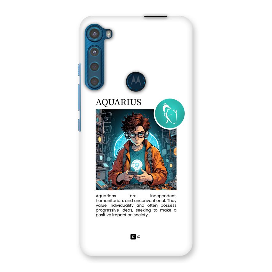 Admire Aquarius Back Case for Motorola One Fusion Plus