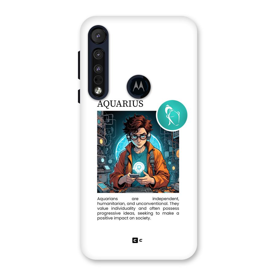 Admire Aquarius Back Case for Motorola One Macro
