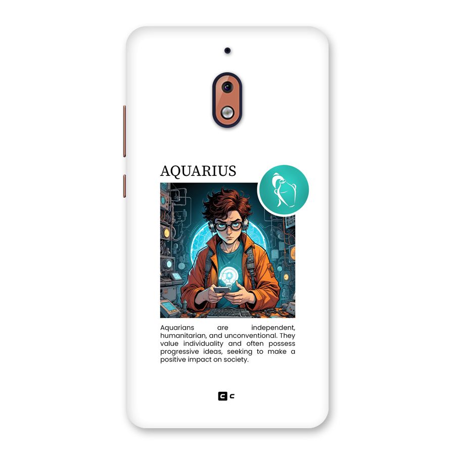 Admire Aquarius Back Case for Nokia 2.1