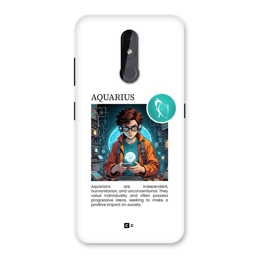 Admire Aquarius Back Case for Nokia 3.2