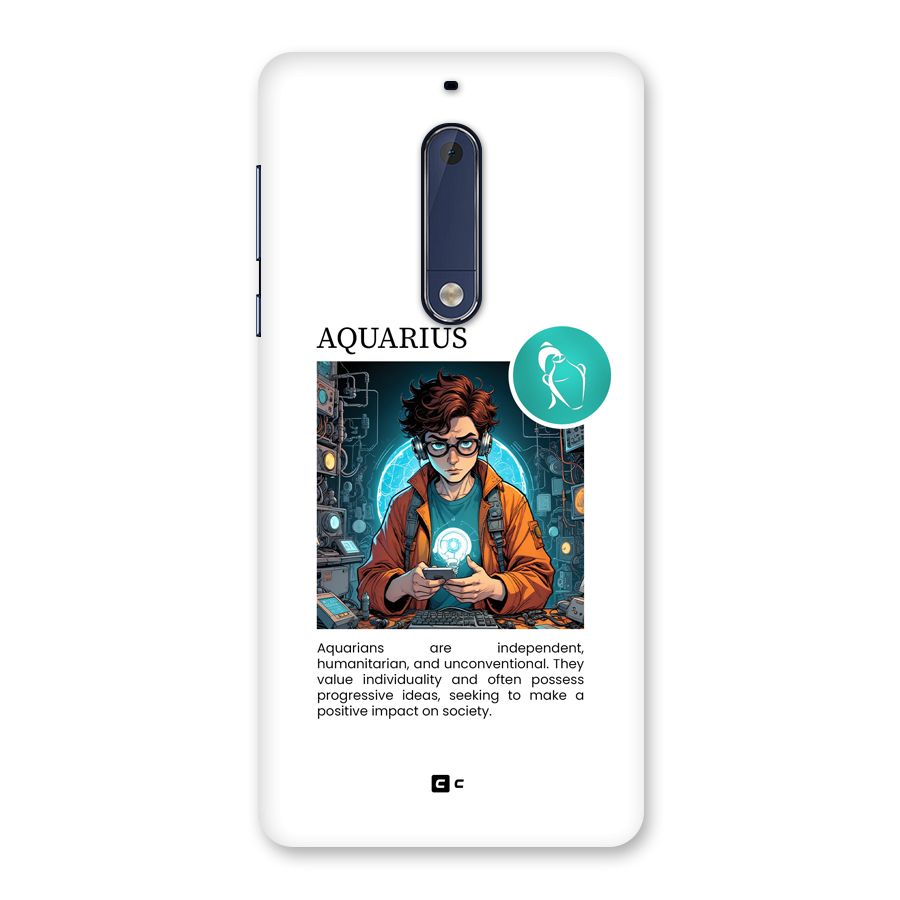 Admire Aquarius Back Case for Nokia 5