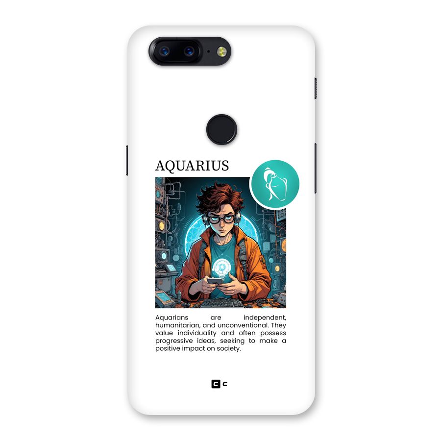 Admire Aquarius Back Case for OnePlus 5T