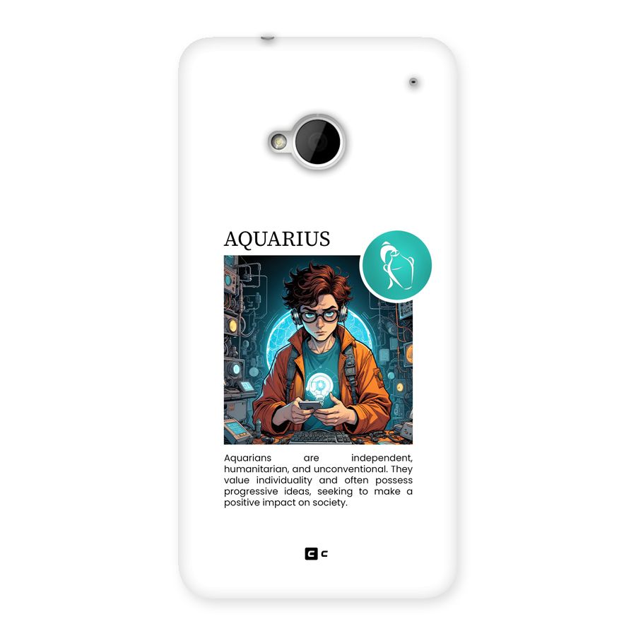 Admire Aquarius Back Case for One M7 (Single Sim)