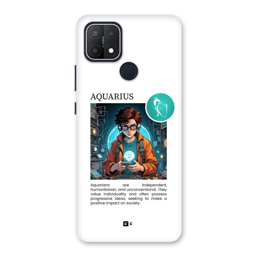 Admire Aquarius Back Case for Oppo A15s