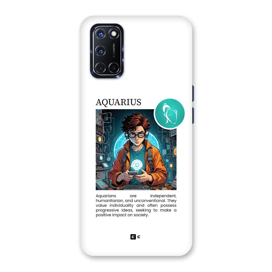Admire Aquarius Back Case for Oppo A52