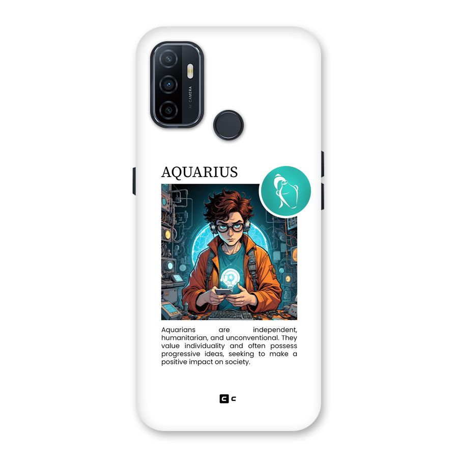 Admire Aquarius Back Case for Oppo A53