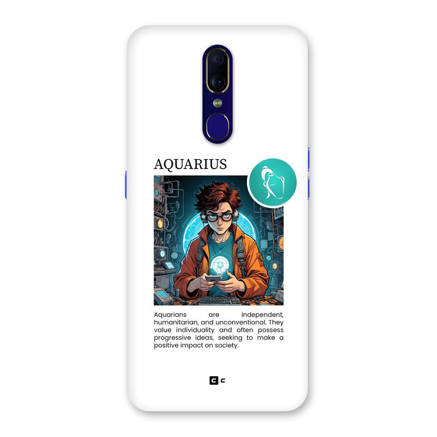 Admire Aquarius Back Case for Oppo A9