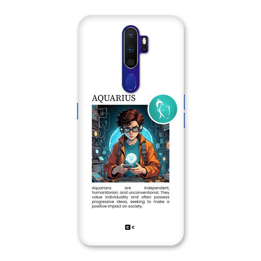 Admire Aquarius Back Case for Oppo A9 (2020)