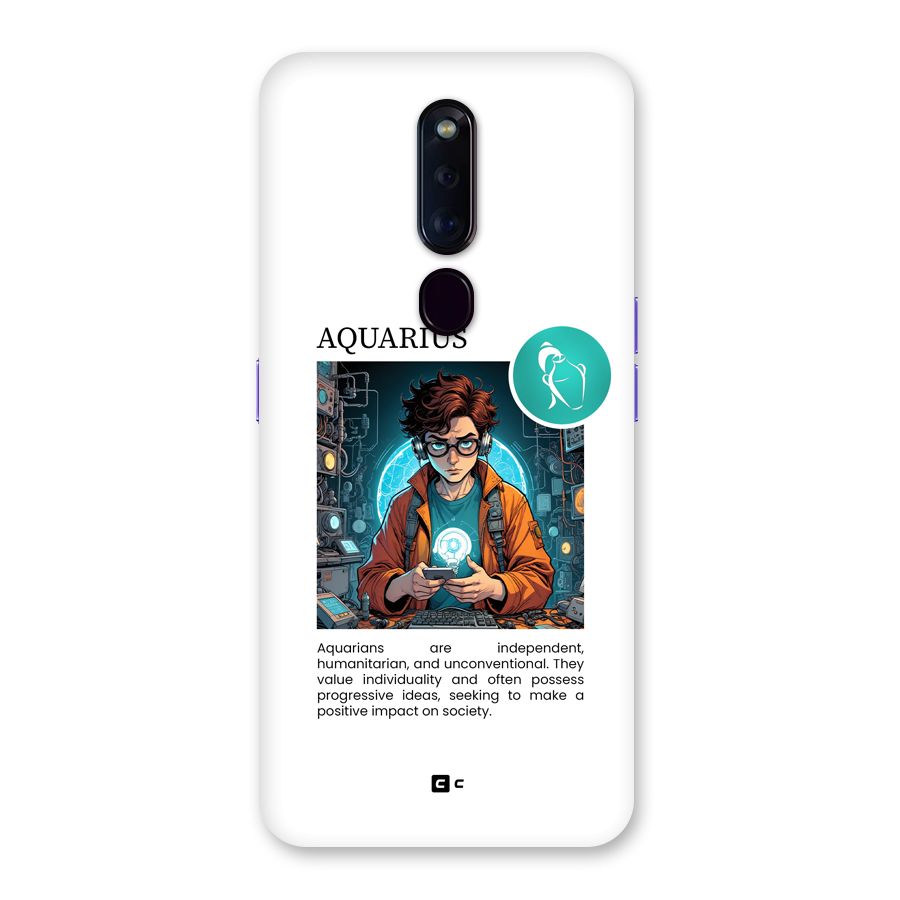 Admire Aquarius Back Case for Oppo F11 Pro