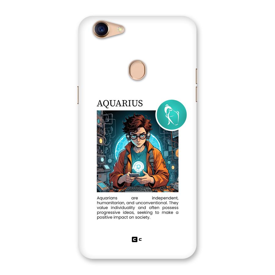 Admire Aquarius Back Case for Oppo F5
