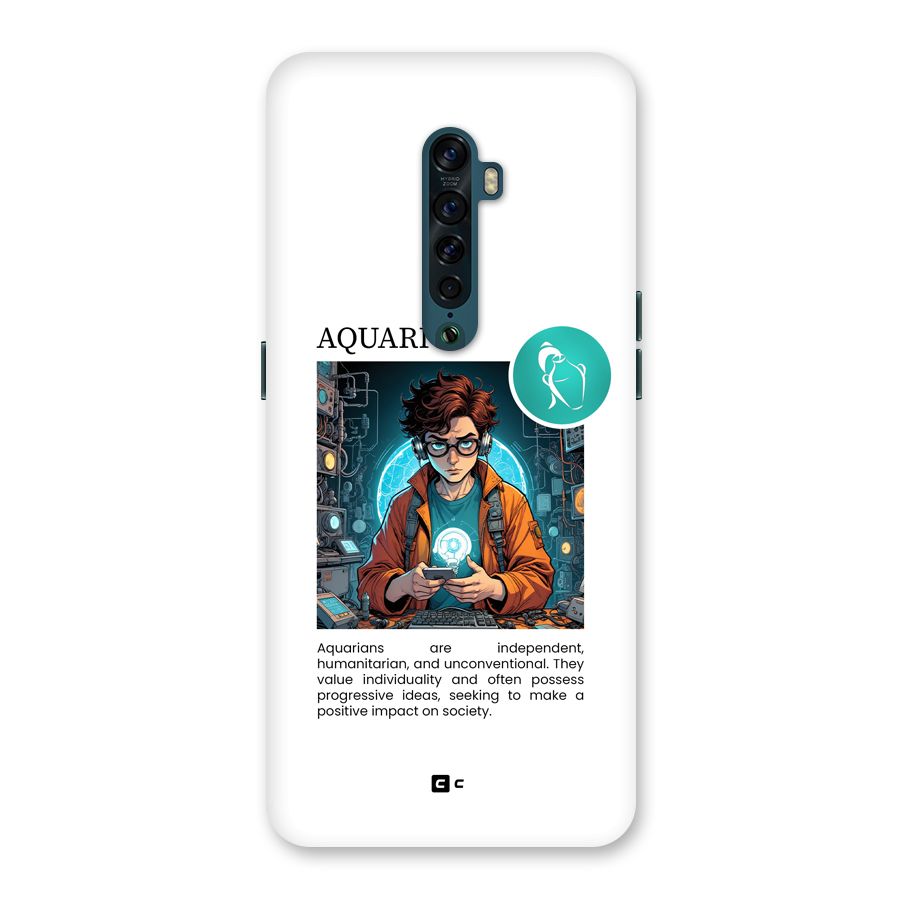 Admire Aquarius Back Case for Oppo Reno2