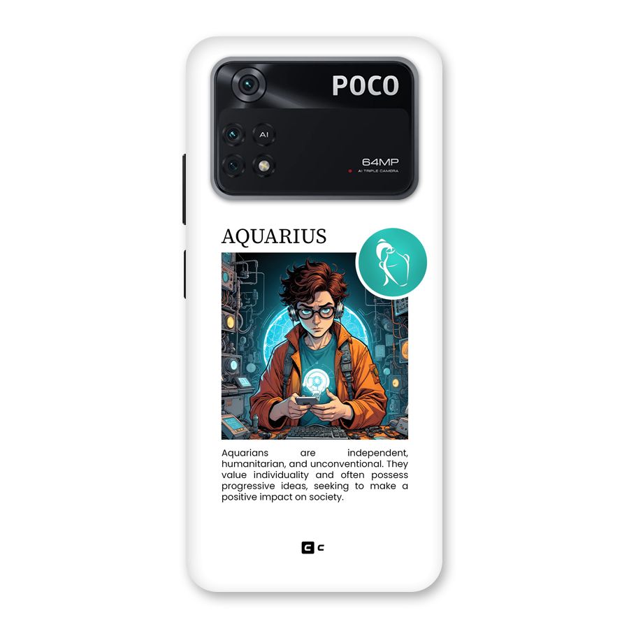 Admire Aquarius Back Case for Poco M4 Pro 4G