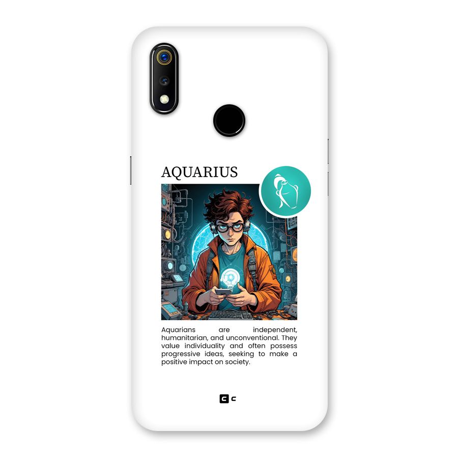 Admire Aquarius Back Case for Realme 3