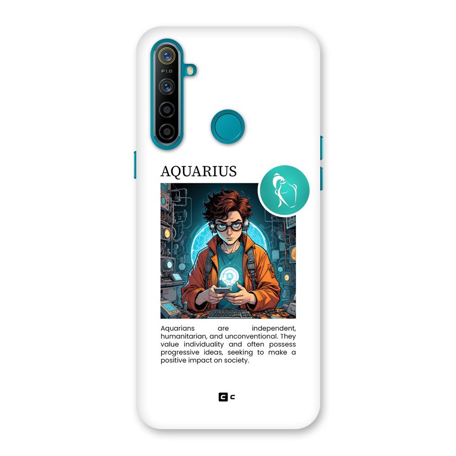 Admire Aquarius Back Case for Realme 5i