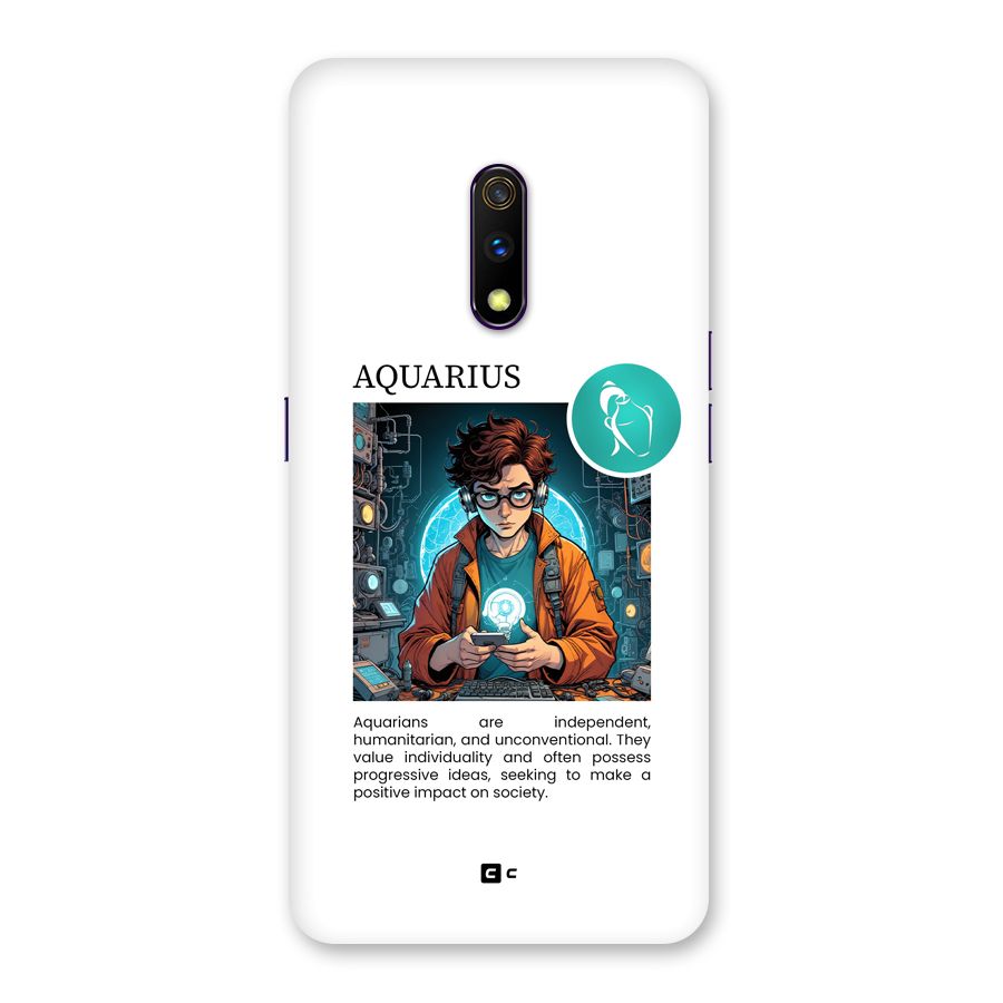 Admire Aquarius Back Case for Realme X