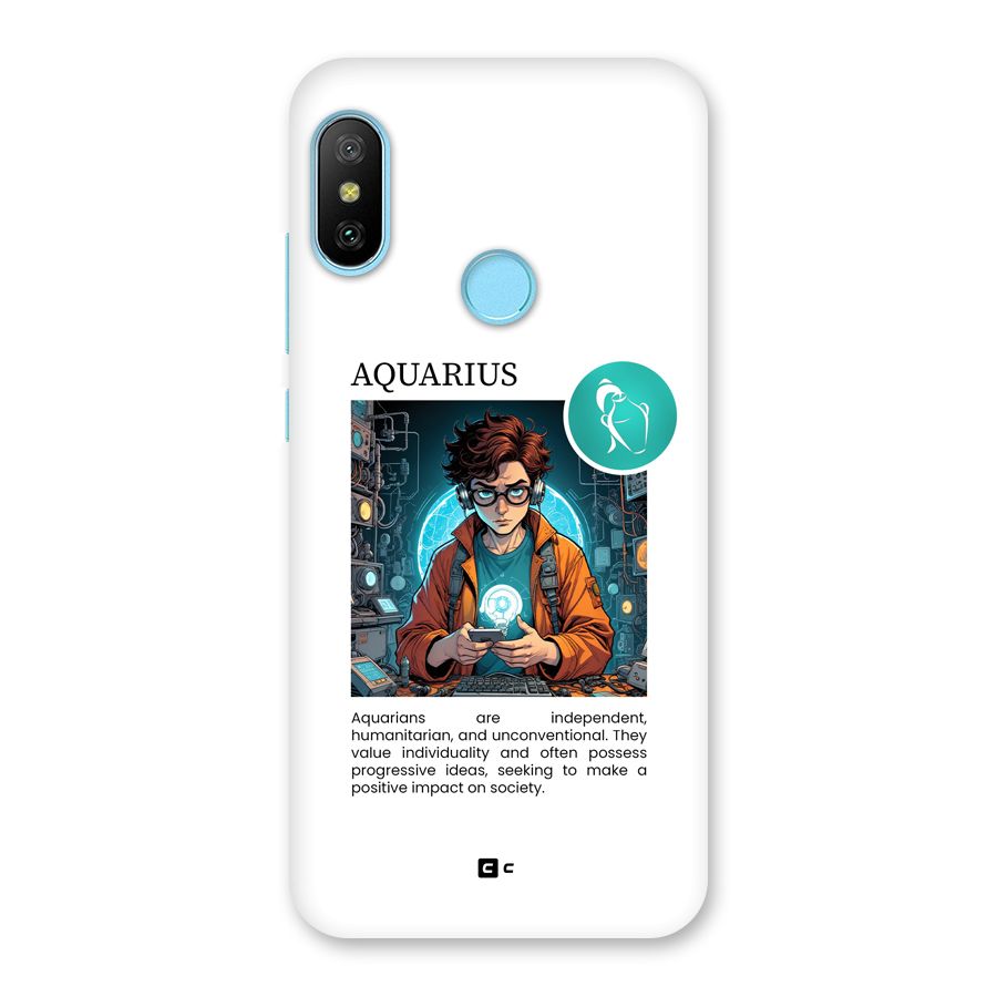 Admire Aquarius Back Case for Redmi 6 Pro
