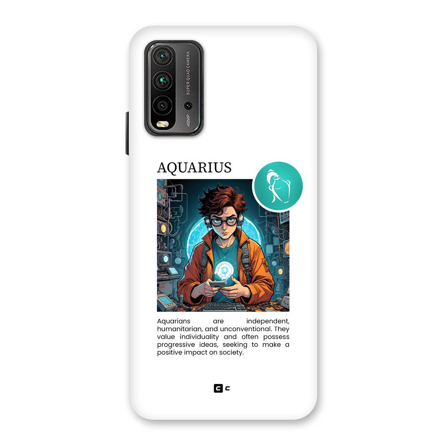 Admire Aquarius Back Case for Redmi 9 Power