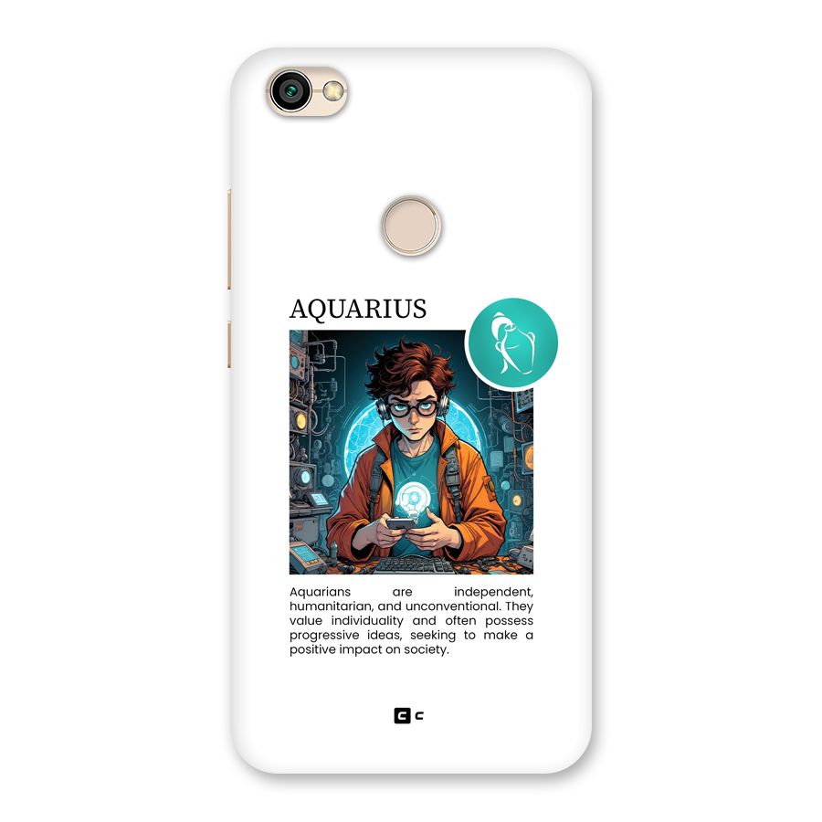 Admire Aquarius Back Case for Redmi Y1 2017