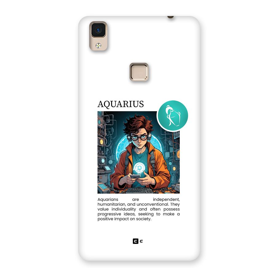 Admire Aquarius Back Case for V3 Max