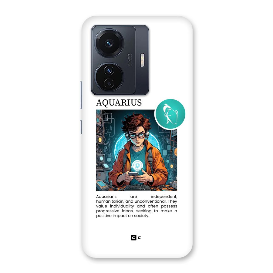 Admire Aquarius Back Case for Vivo T1 Pro