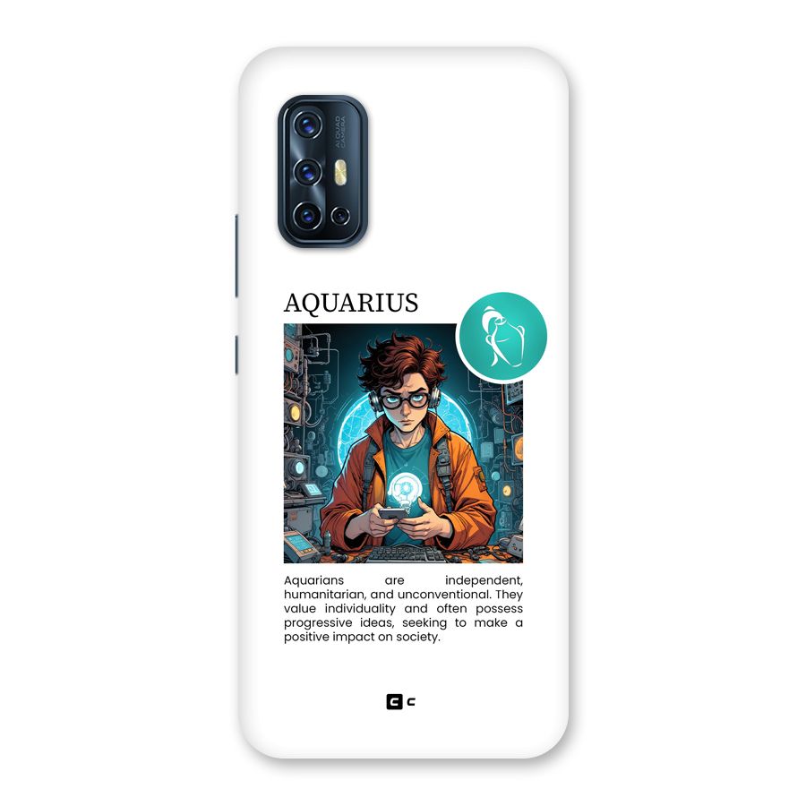 Admire Aquarius Back Case for Vivo V17