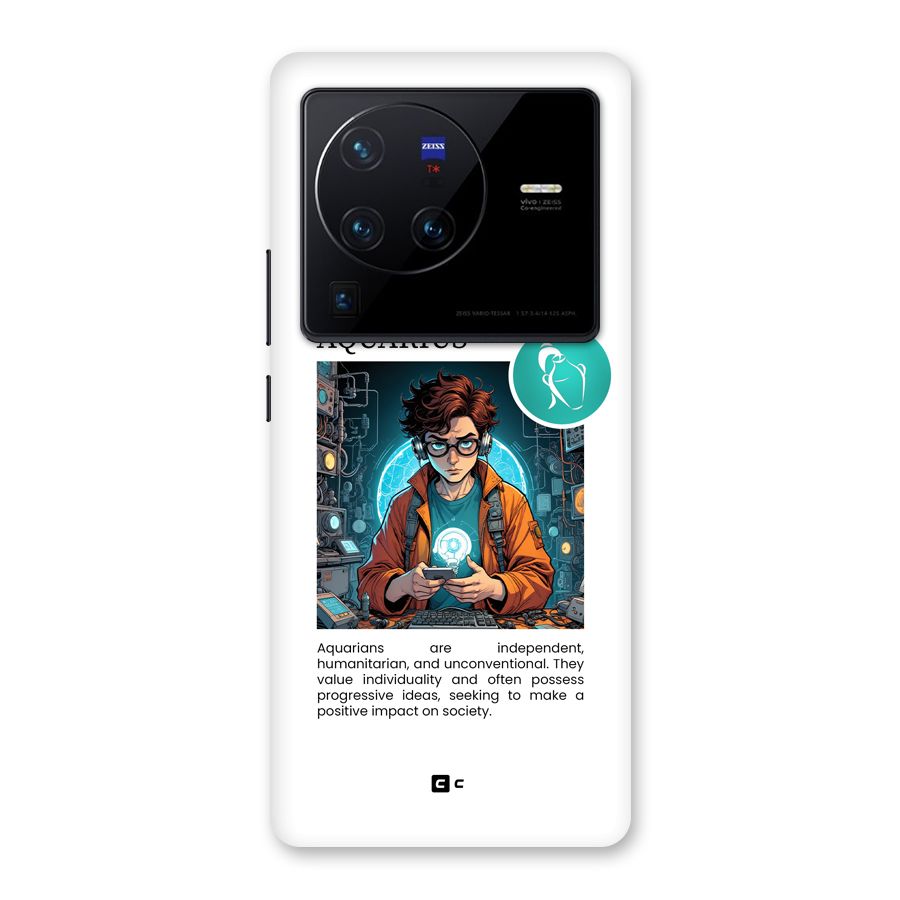 Admire Aquarius Back Case for Vivo X80 Pro