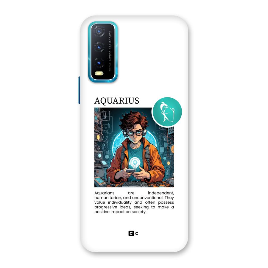 Admire Aquarius Back Case for Vivo Y20G