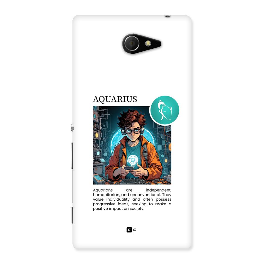 Admire Aquarius Back Case for Xperia M2