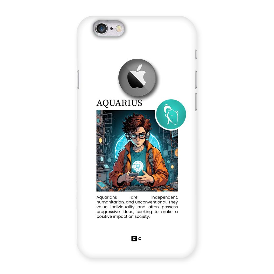 Admire Aquarius Back Case for iPhone 6 Logo Cut