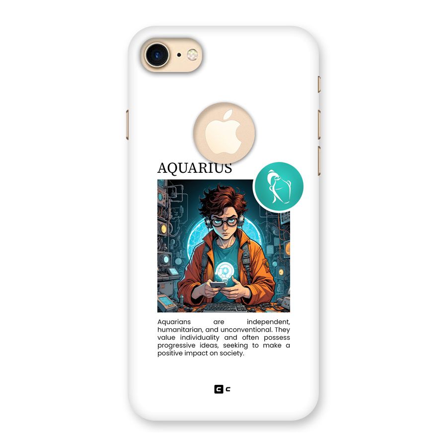 Admire Aquarius Back Case for iPhone 7 Logo Cut