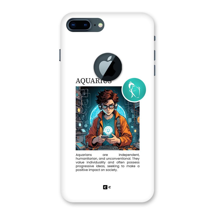 Admire Aquarius Back Case for iPhone 7 Plus Logo Cut