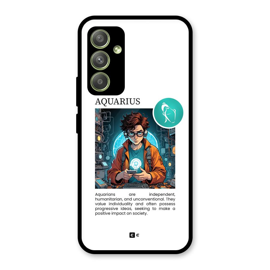 Admire Aquarius Glass Back Case for Galaxy A54