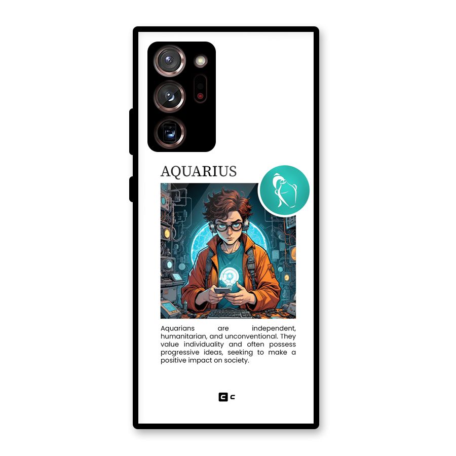 Admire Aquarius Glass Back Case for Galaxy Note 20 Ultra 5G