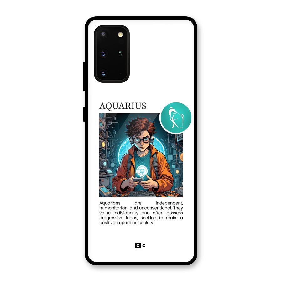 Admire Aquarius Glass Back Case for Galaxy S20 Plus