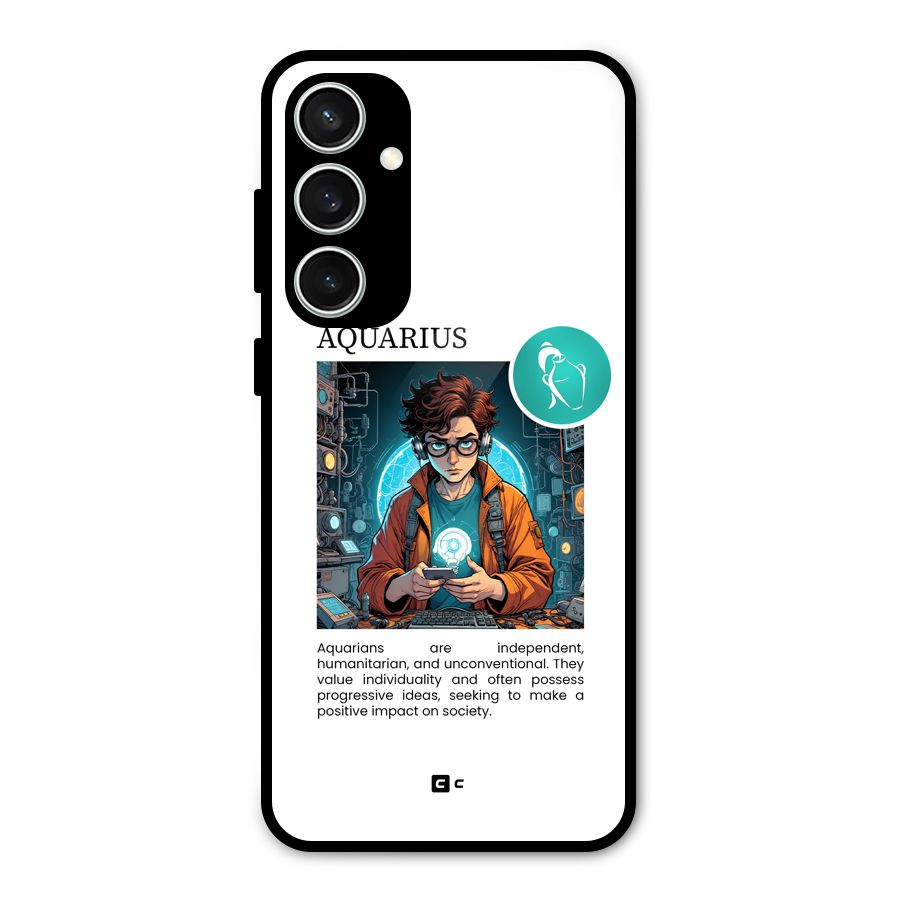 Admire Aquarius Glass Back Case for Galaxy S23 FE
