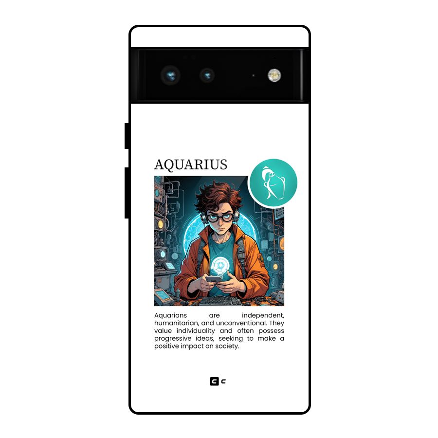 Admire Aquarius Glass Back Case for Google Pixel 6