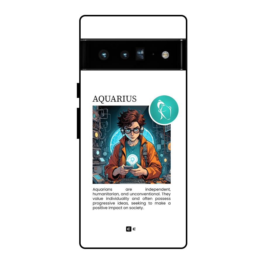 Admire Aquarius Glass Back Case for Google Pixel 6 Pro