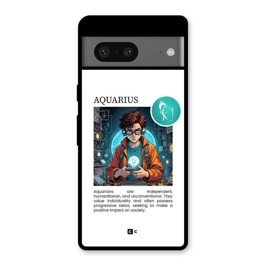 Admire Aquarius Glass Back Case for Google Pixel 7