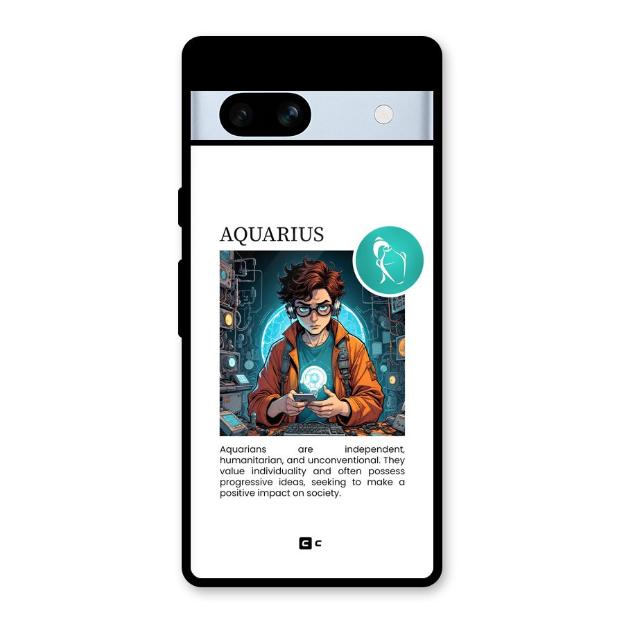 Admire Aquarius Glass Back Case for Google Pixel 7a